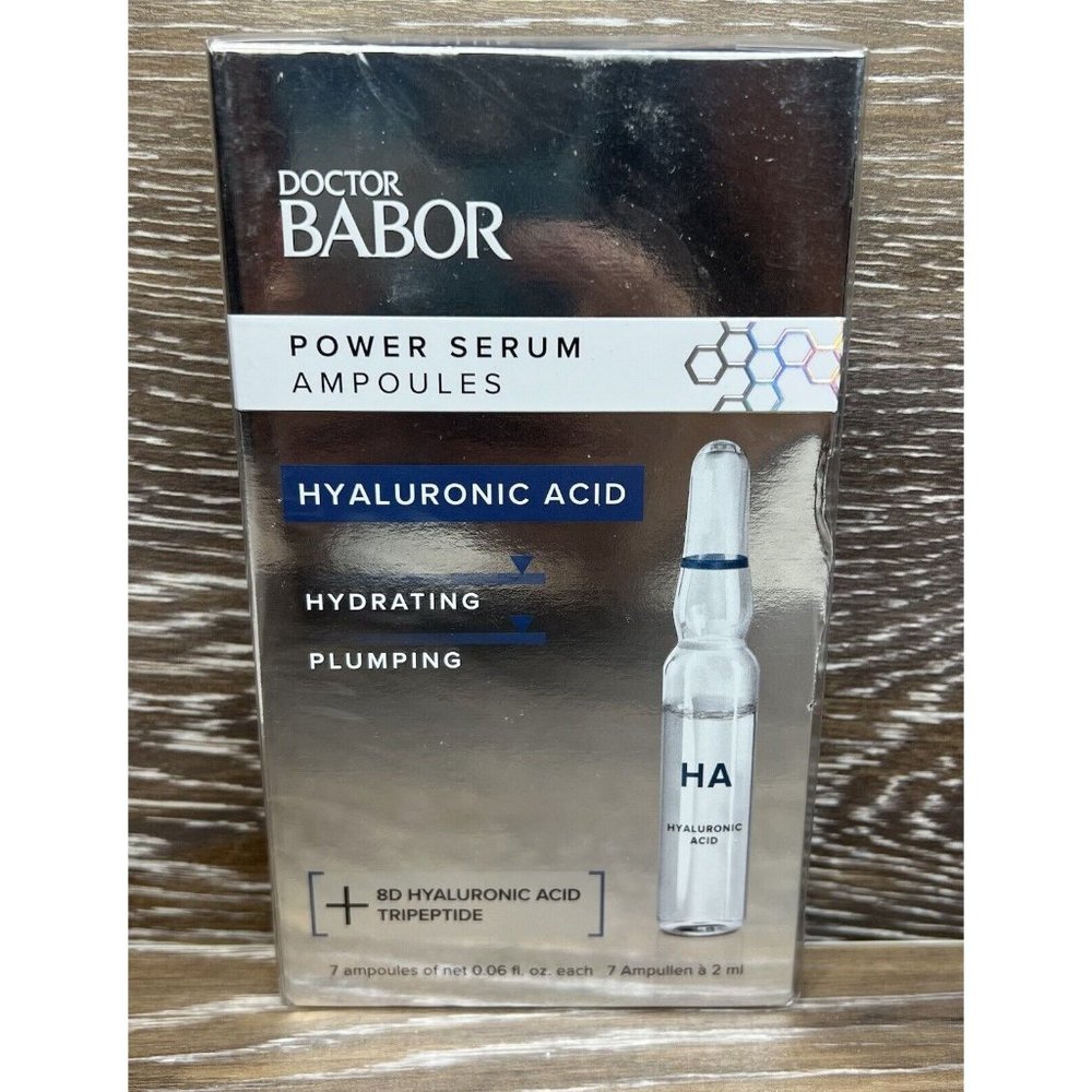 Doctor Babor Power Serum Ampoules - HYALURONIC ACID -  7 X 2 mL New Sealed
